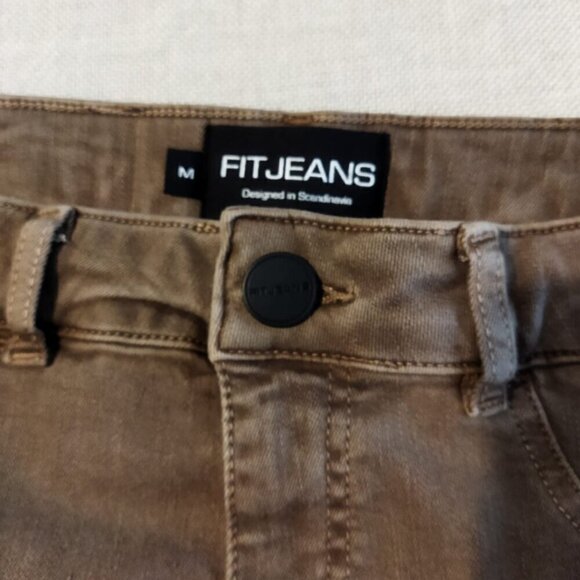Fitjeans - Pastel Flared - Brown  - Size M - Picture 7 of 8